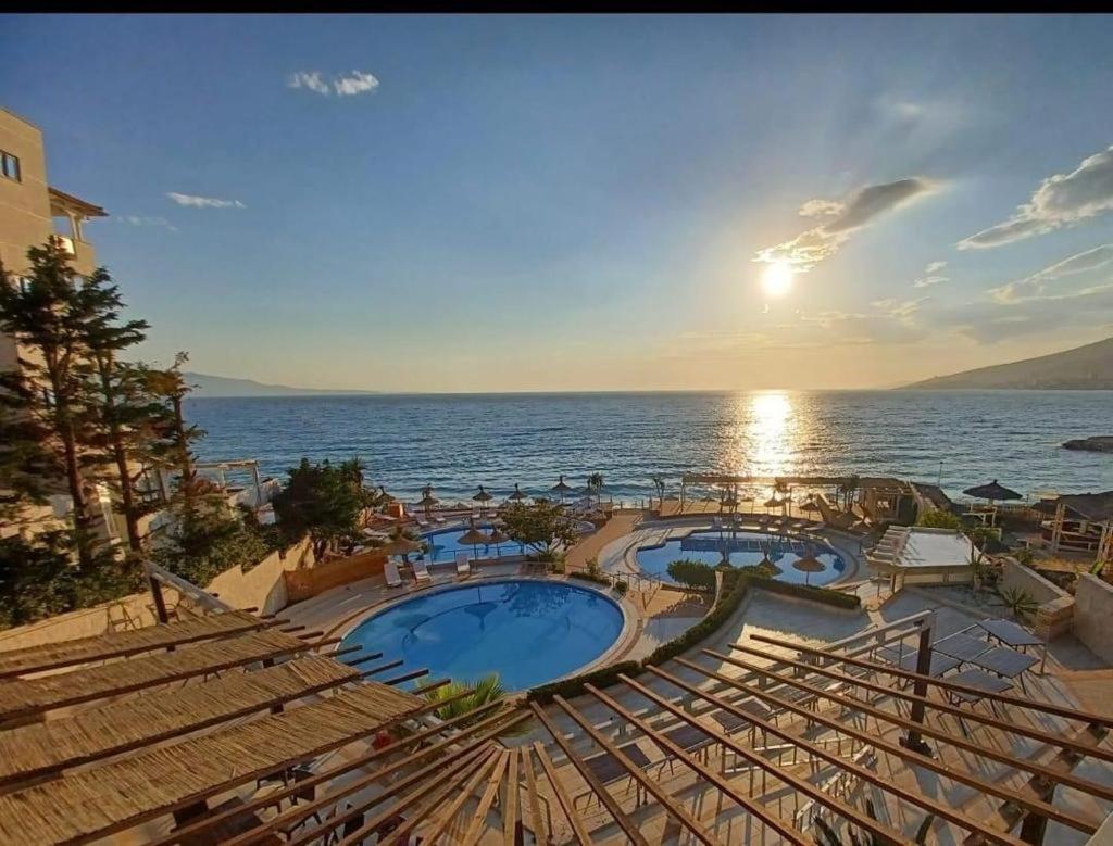 Kompleks Keljani Hotell Sarandë Eksteriør bilde
