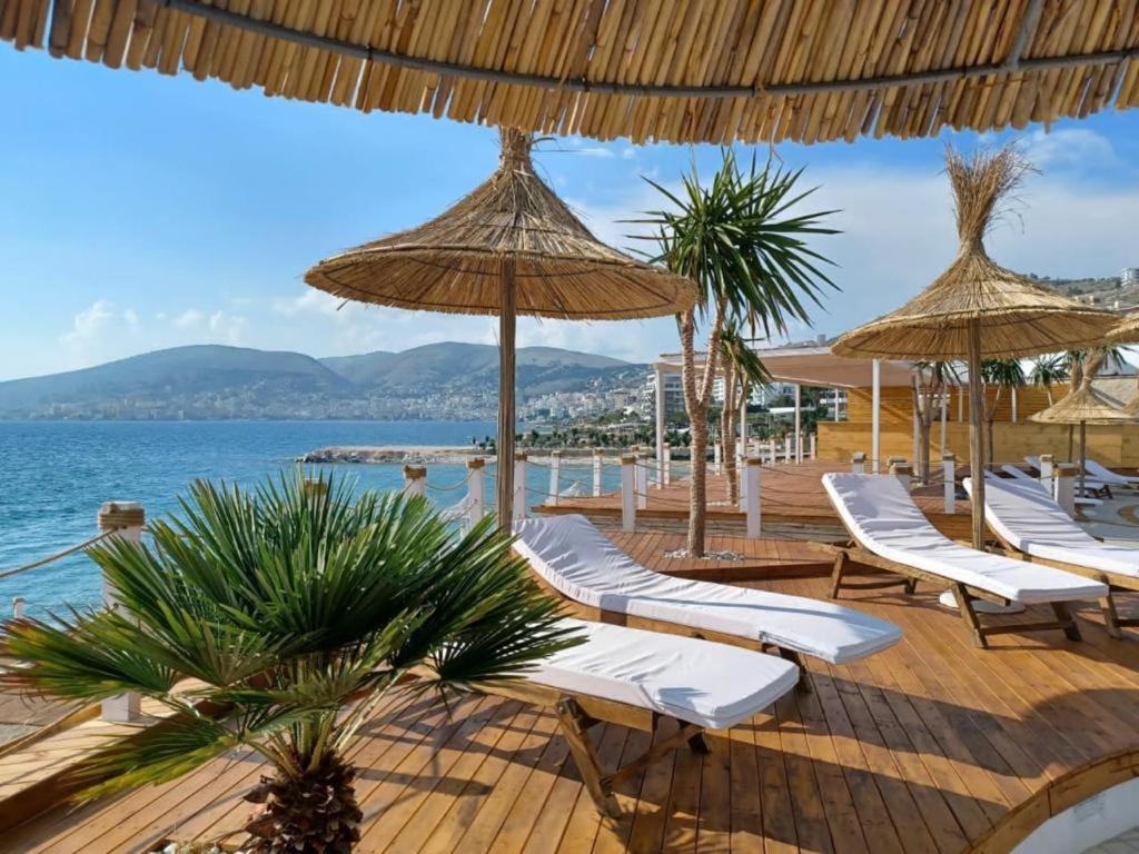 Kompleks Keljani Hotell Sarandë Eksteriør bilde