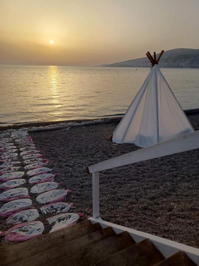 Kompleks Keljani Hotell Sarandë Eksteriør bilde